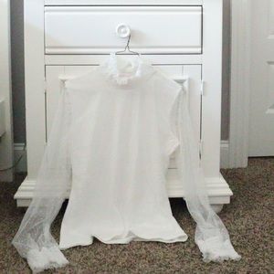 White top, size large, from Pink Lily.